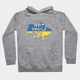 Fasbytes Pray For Ukraine Not Yours To Own flag Hoodie